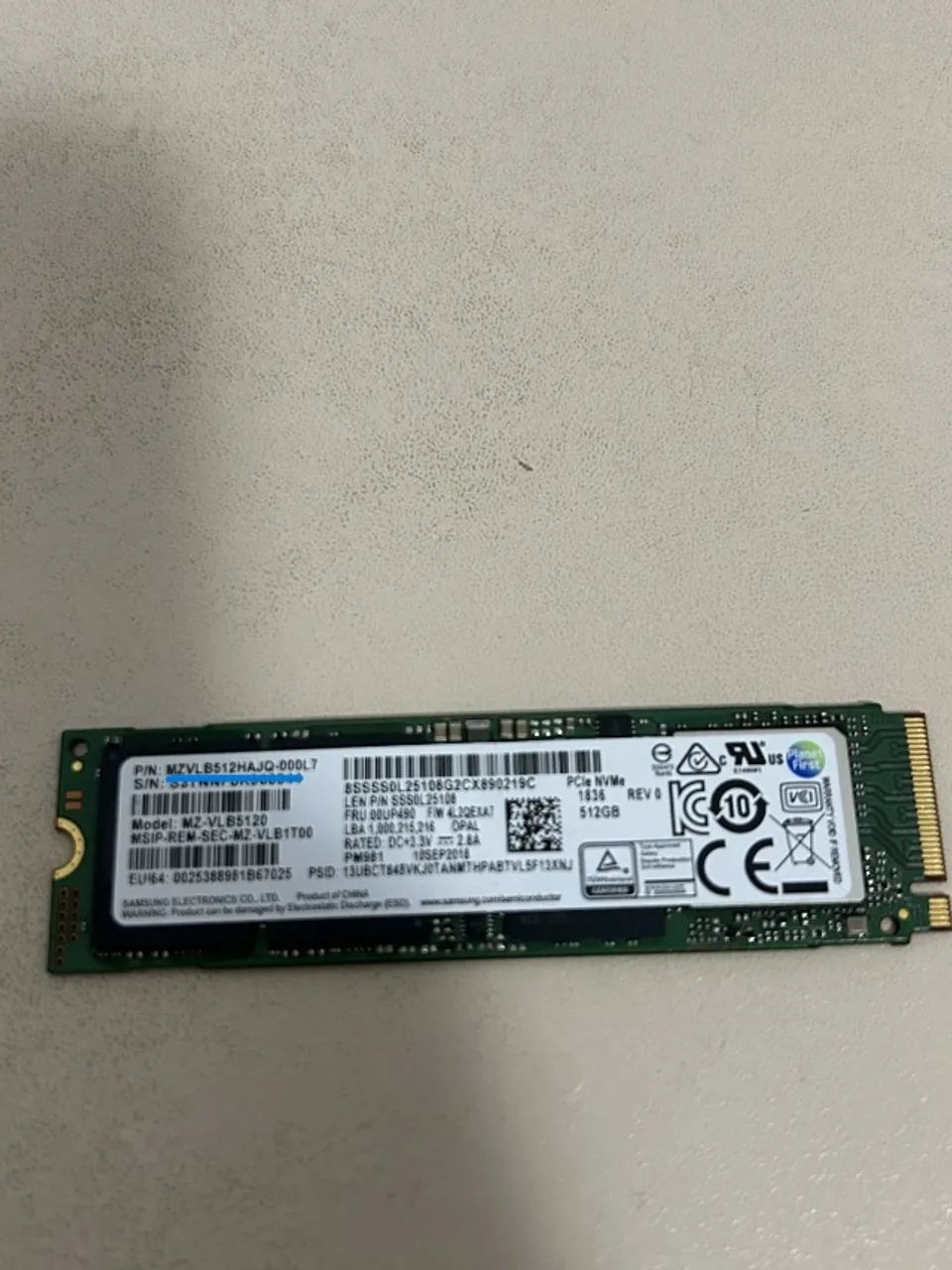 SSD M2 Samsung NVM2 512GB