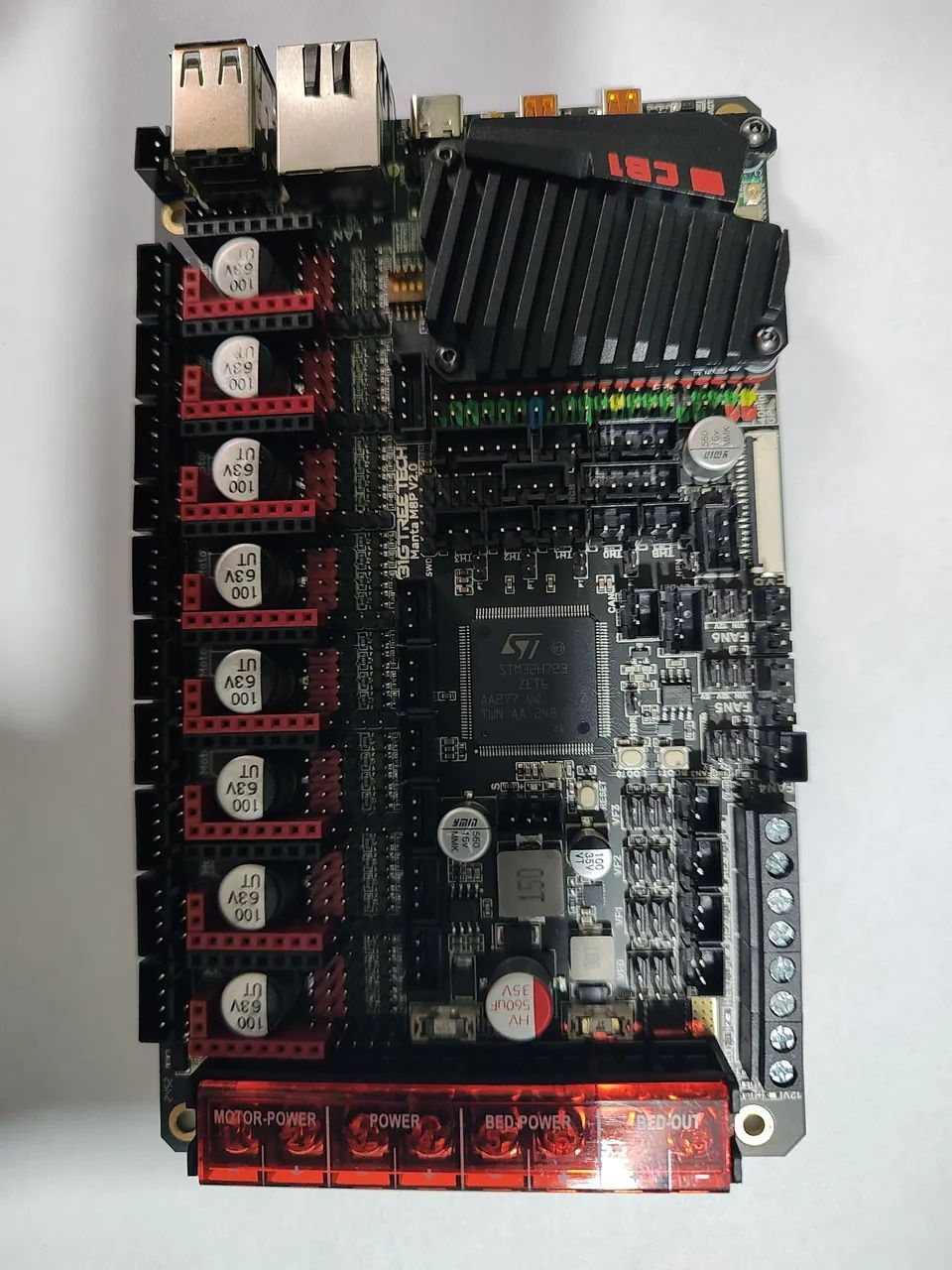 Placa controladora Bigtreetech cb2 & pi 2 placa núcleo rockchip rk3566 32gb Nova - Foto 3