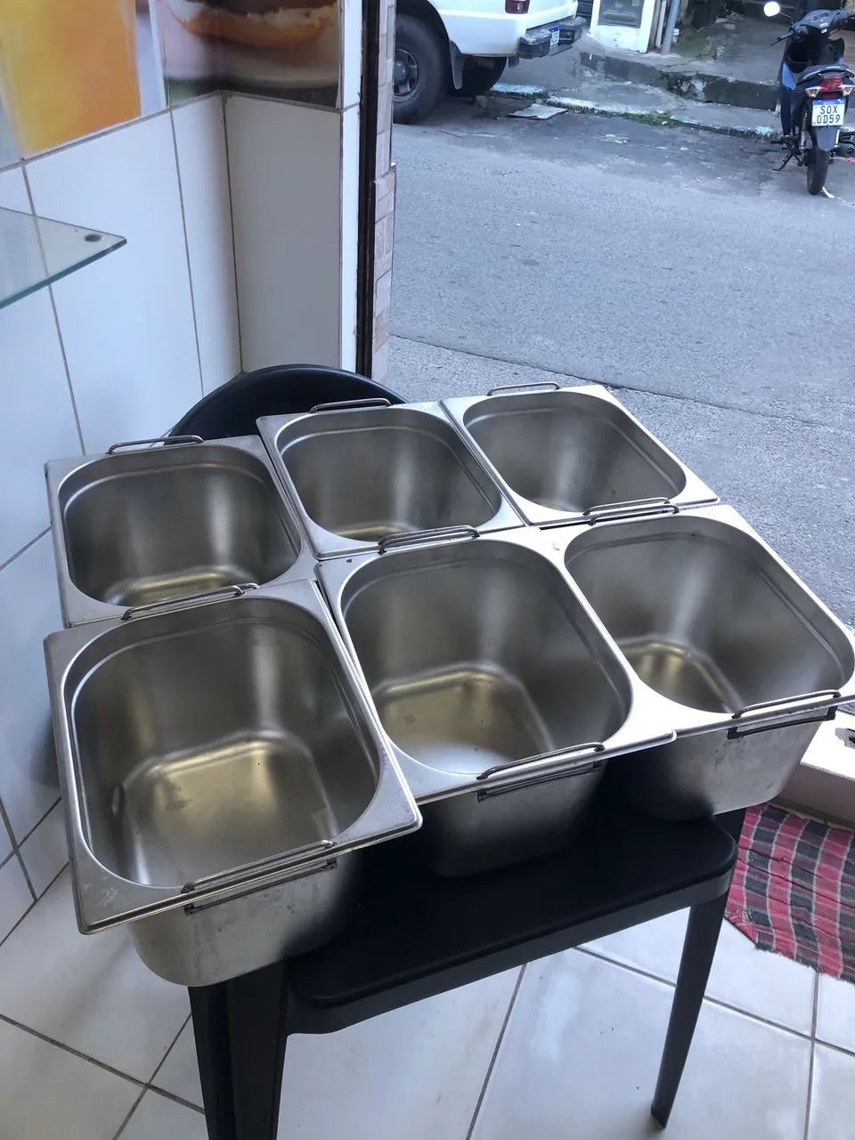 Cuba de inox sorvete e açaí 100$ unidade - Foto 3