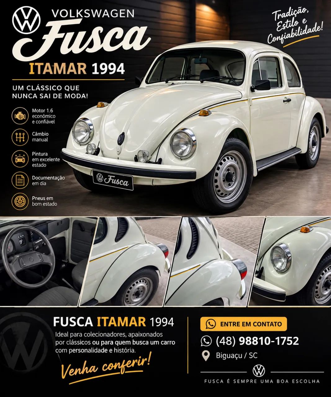 Volkswagen Fusca Fusca (gasolina) 1994