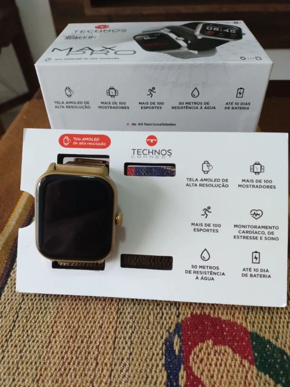 Smartwatch TECHNOS CONNECT MAX...novo