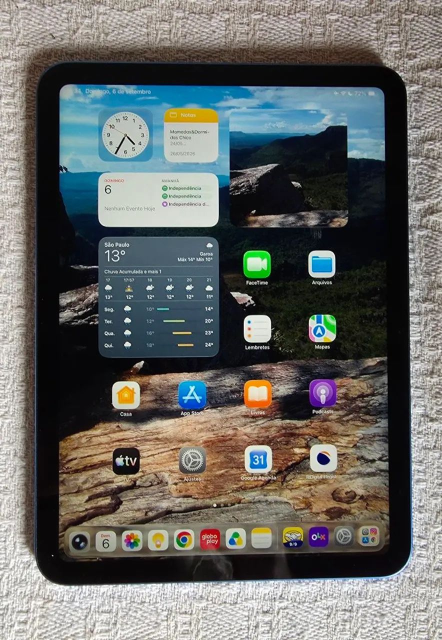 IPAD 10th 64gb 3gb RAM Azul + Capa Azul - Foto 5
