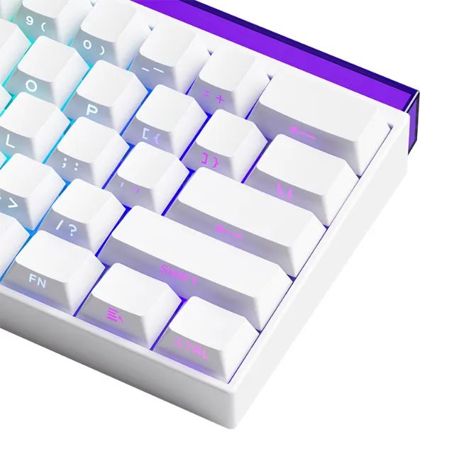 Teclado Akko Veekos Shine60 HE Switch Magnético 8000hz RT 0,01m