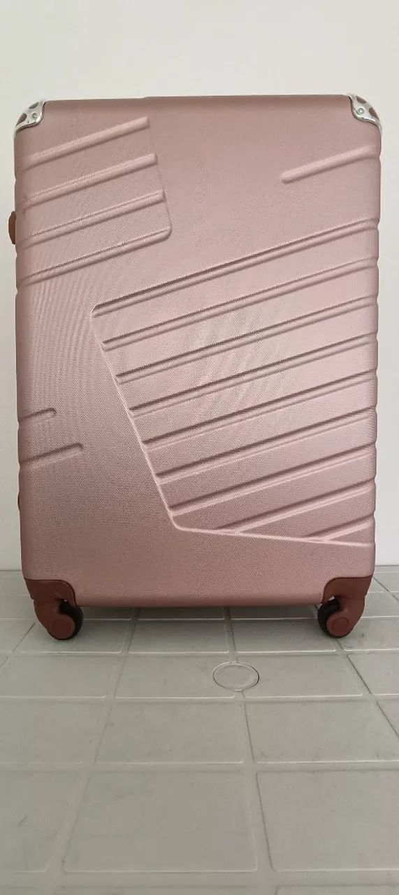 Mala de Viagem 23kg Media Rosa