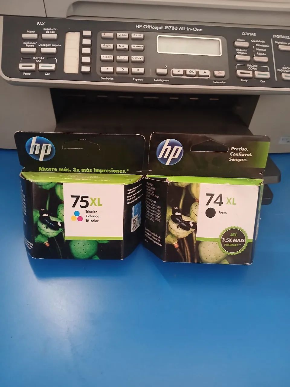 Impressora Multifuncional HP Office Jet J5780 - Foto 6