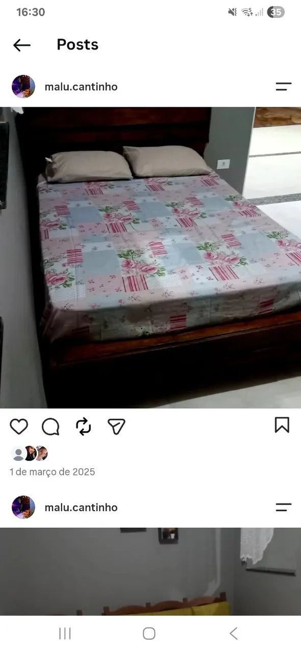 Cama de palletes e colchão  - Foto 2