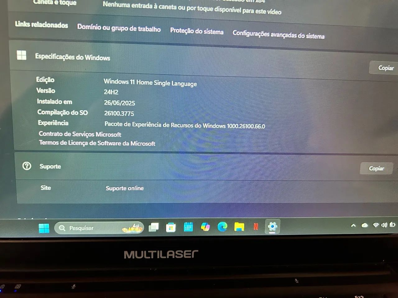 Vendo notebook Multilaser , funcionando tudo perfeitamente.  - Foto 3