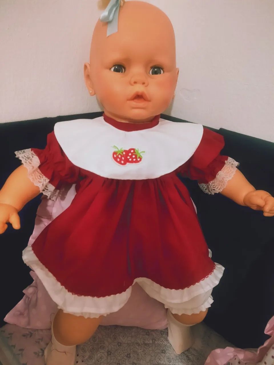 Vestido de boneca meu bebê da estrela e Bilu Bilu. - Foto 4