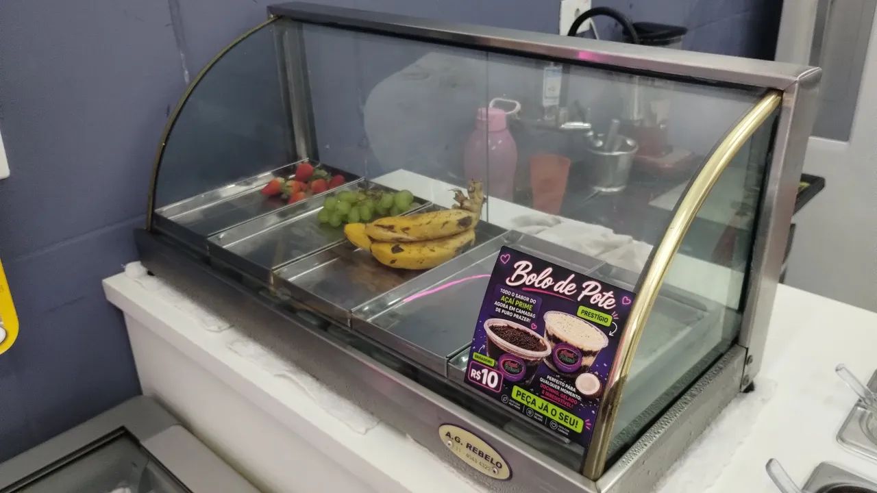 Estufa vitrine fria (com gelos)