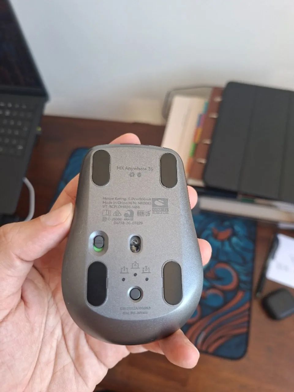 Mouse sem fio Logitech MX Anywhere 3S - Foto 2