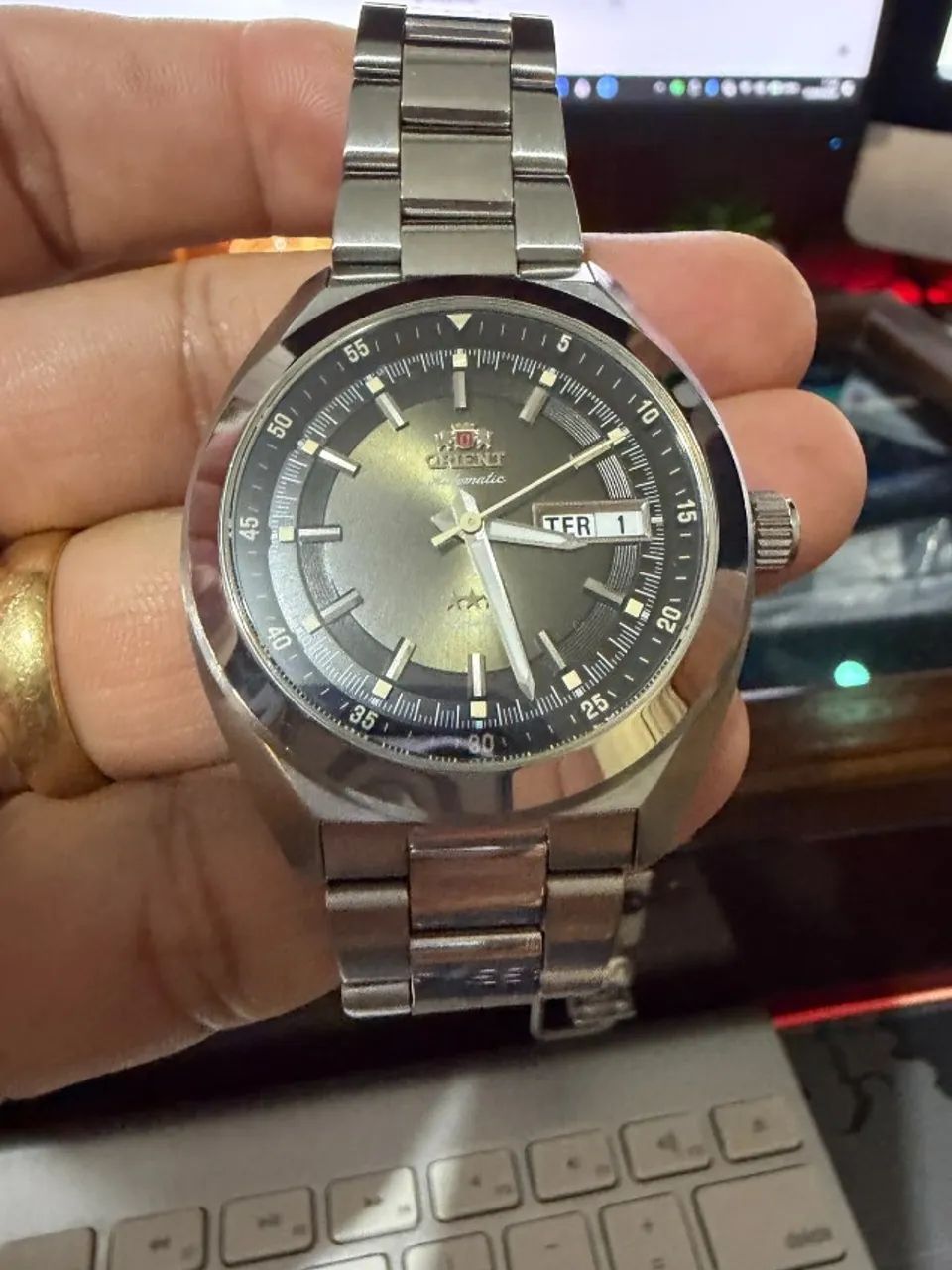 Relógio Orient Automático 3 Estrelas Heritage YN6SS002 - Foto 3