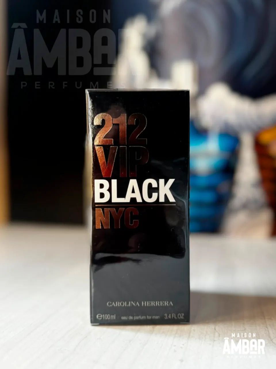 Carolina Herrera 212 VIP Black EDP 100ml - ORIGINAL - Foto 3