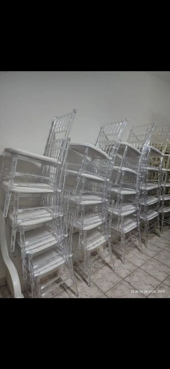 Cadeiras Tiffany Cristal 