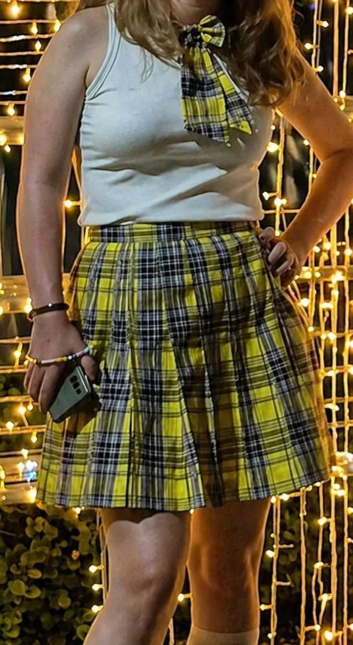 Saia xadrez veste P 