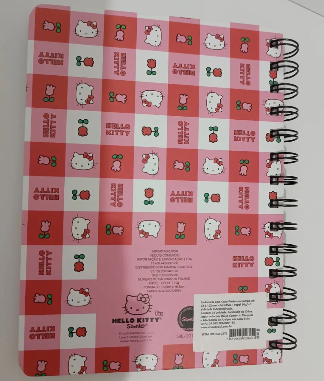 Kit Papelaria Hello Kitty Cereja  - Foto 3