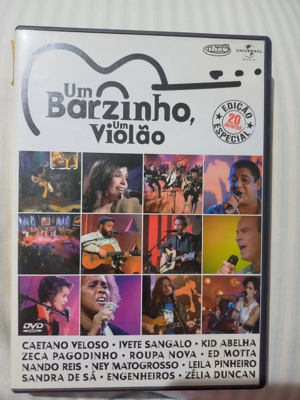 DVD Um Barzinho, Um Violão - Edição Especial (20 Artistas) - Original