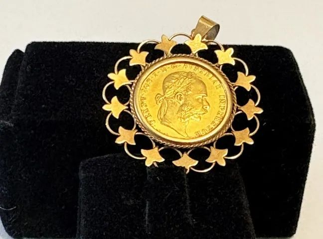 Moeda/Pingente em Ouro 24k