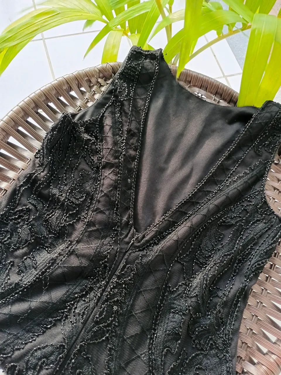 Vestido de Pedraria Elegante Curto - Foto 2
