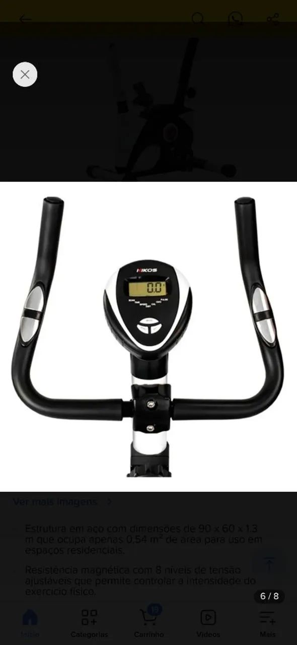 Bicicleta ergometrica kikos kv 3.1 - Foto 3