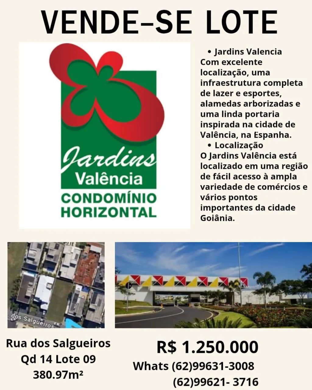 Lote jardins Valência  - Foto 2