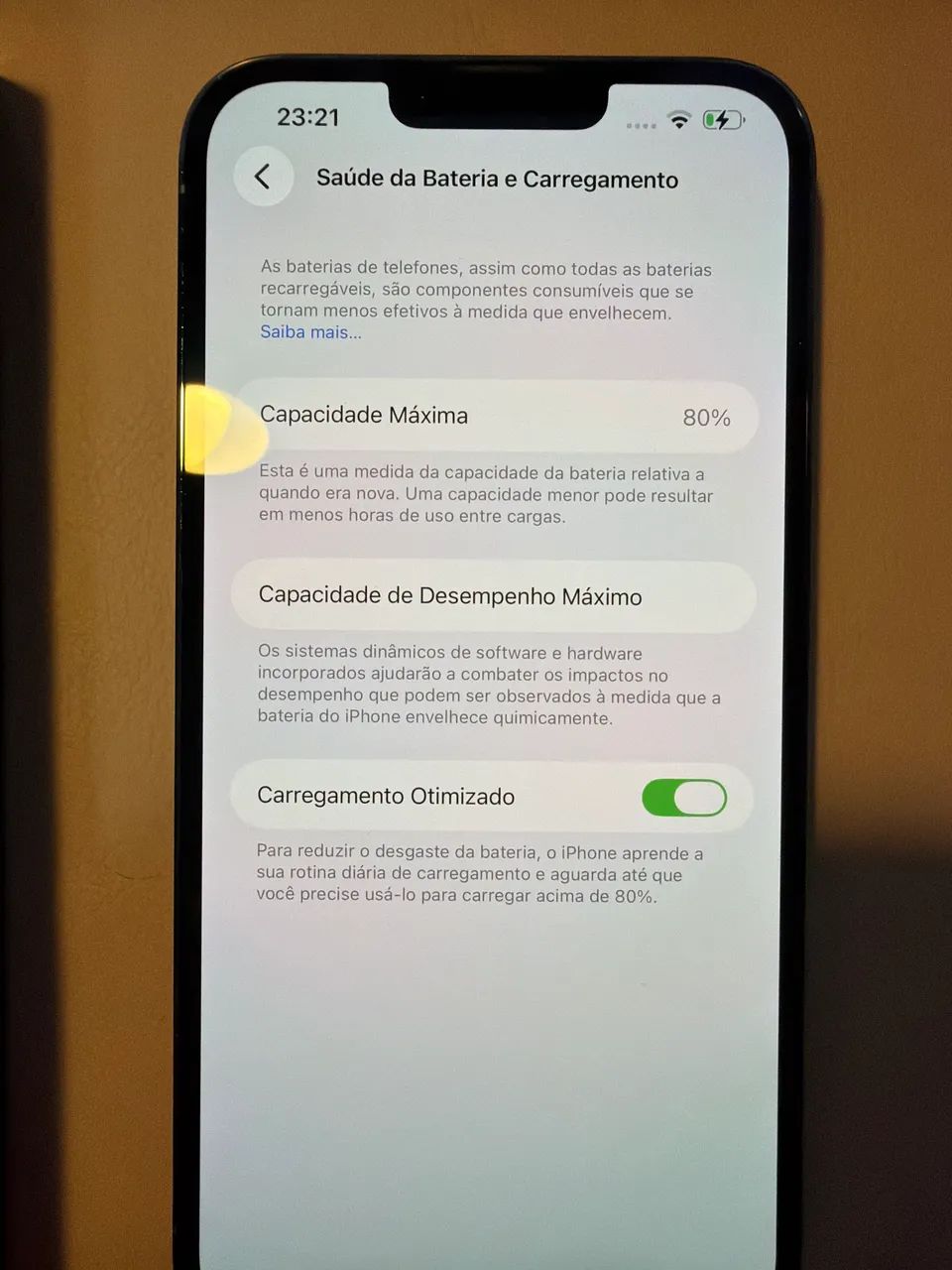 Iphone 13 pro max 256gb azul em bom estado - Foto 4
