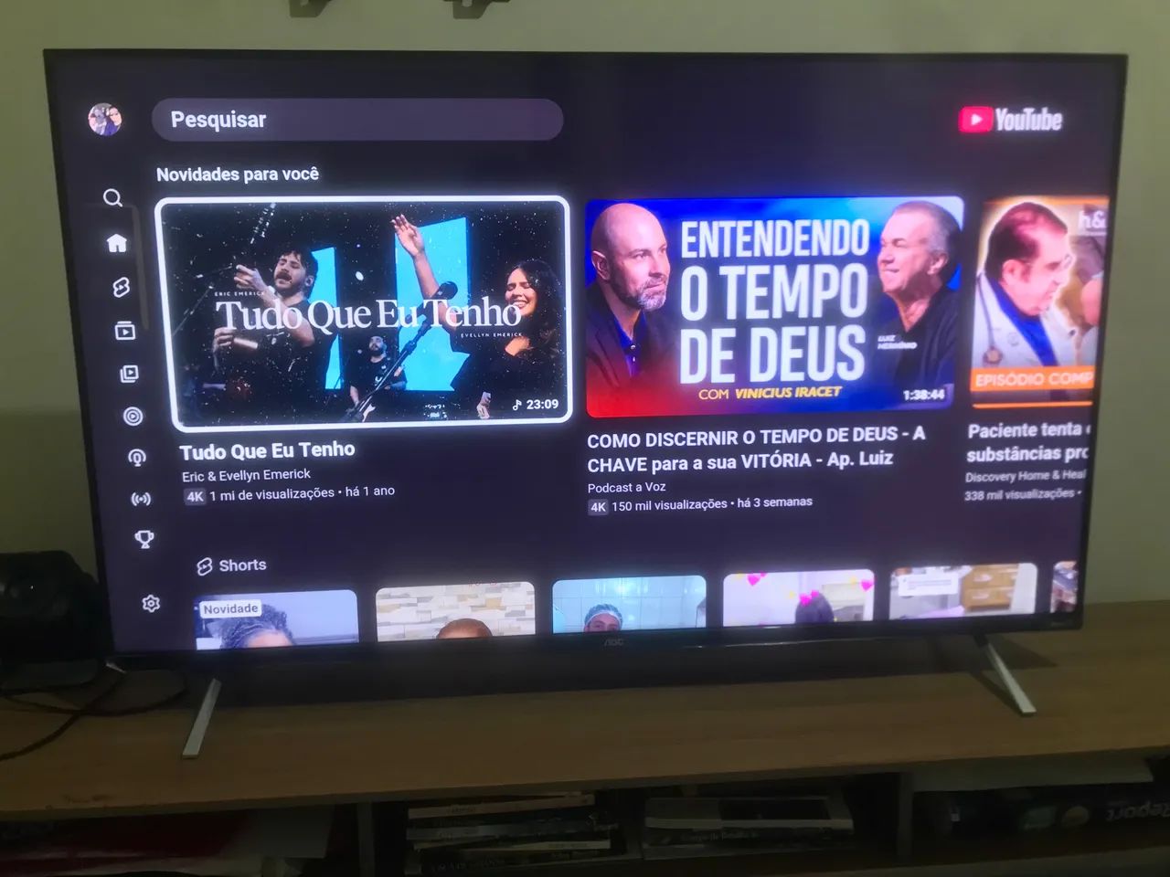 Smart Tv AOC 4k 50Polegadas nova - Foto 4