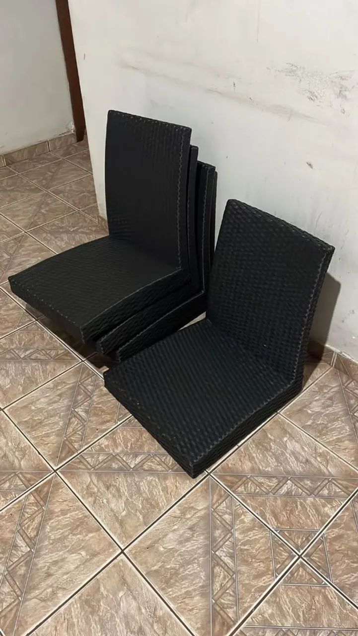 Cadeira de palha sintética - Foto 5