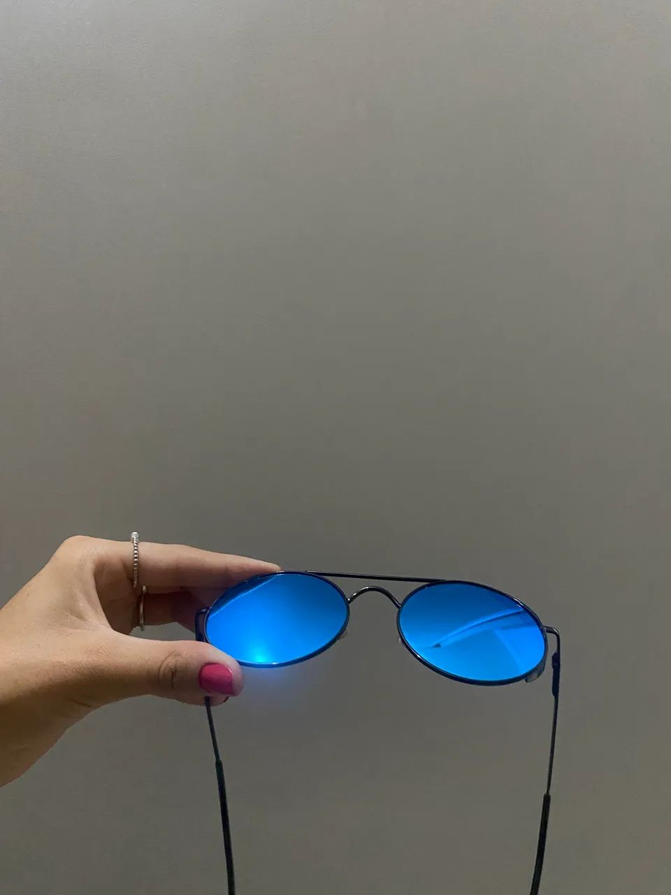 Óculos Dior Modelo So Real - Lentes Espelhadas Azuis - Foto 4