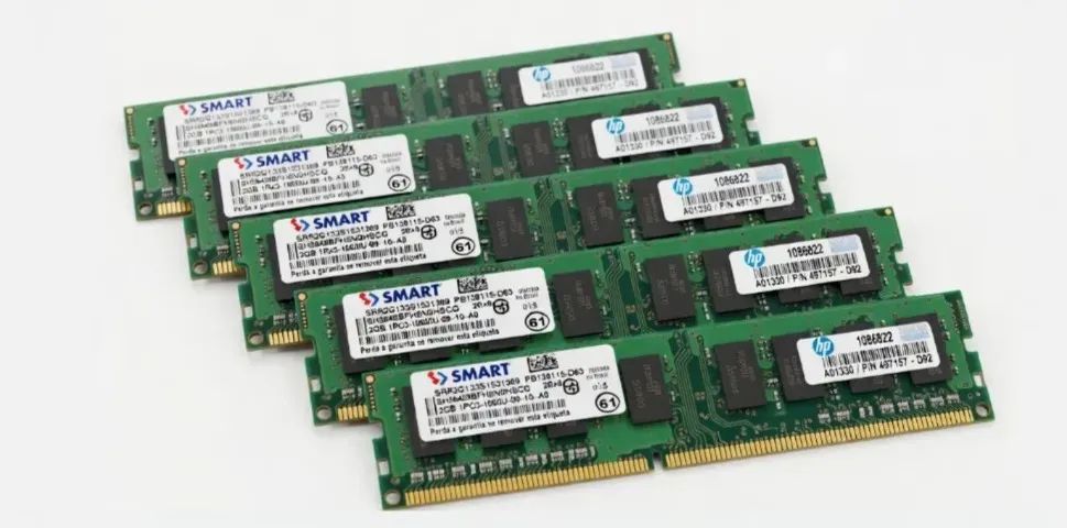 Kit 4 Pentes de Memória RAM DDR3 2GB HP Smart - 1333Mhz