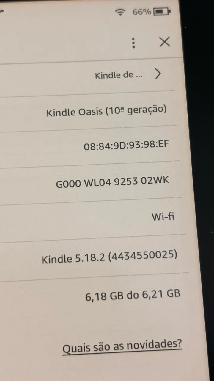 Kindle Oasis 10ª Geração 8GB - Foto 2