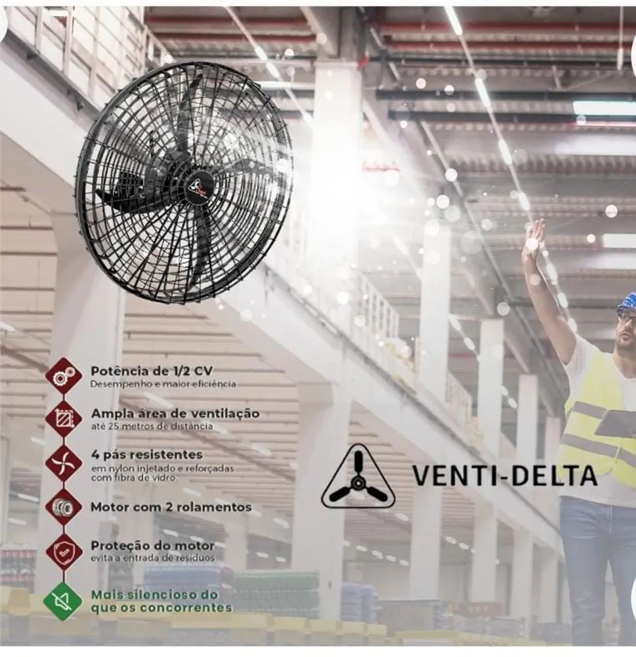 Ventilador 01metro - Foto 5