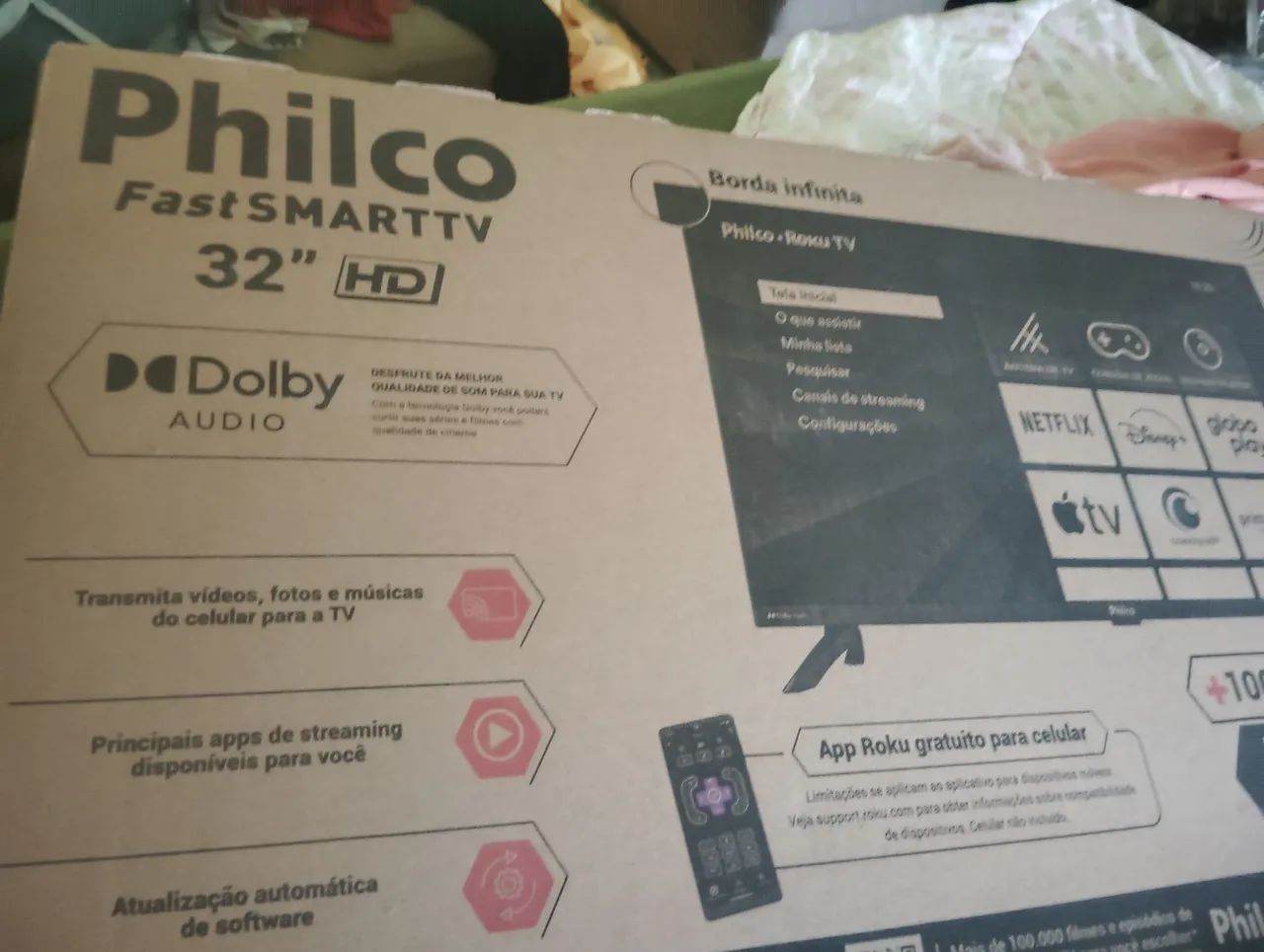 TV Philco Roku 32 Polegadas  - Foto 3