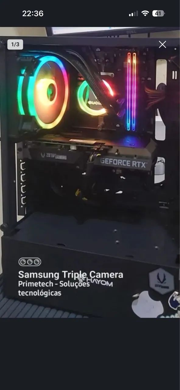 Placa de Vídeo Zotac NVIDIA GeForce RTX 3060 12GB GDDR6 - Foto 3