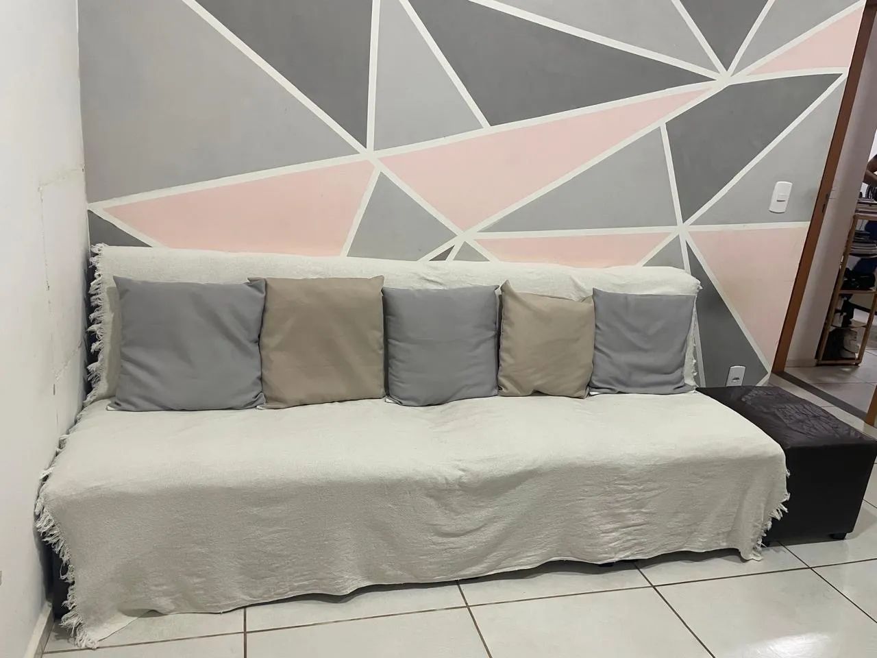 SOFÁ MODULAR 4 PARTES USADO
