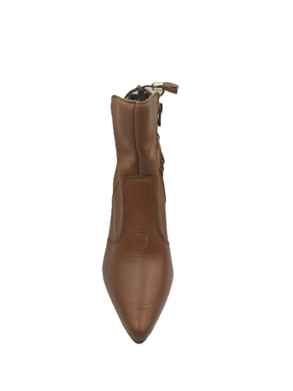 Botas De Couro Marrom - Foto 5