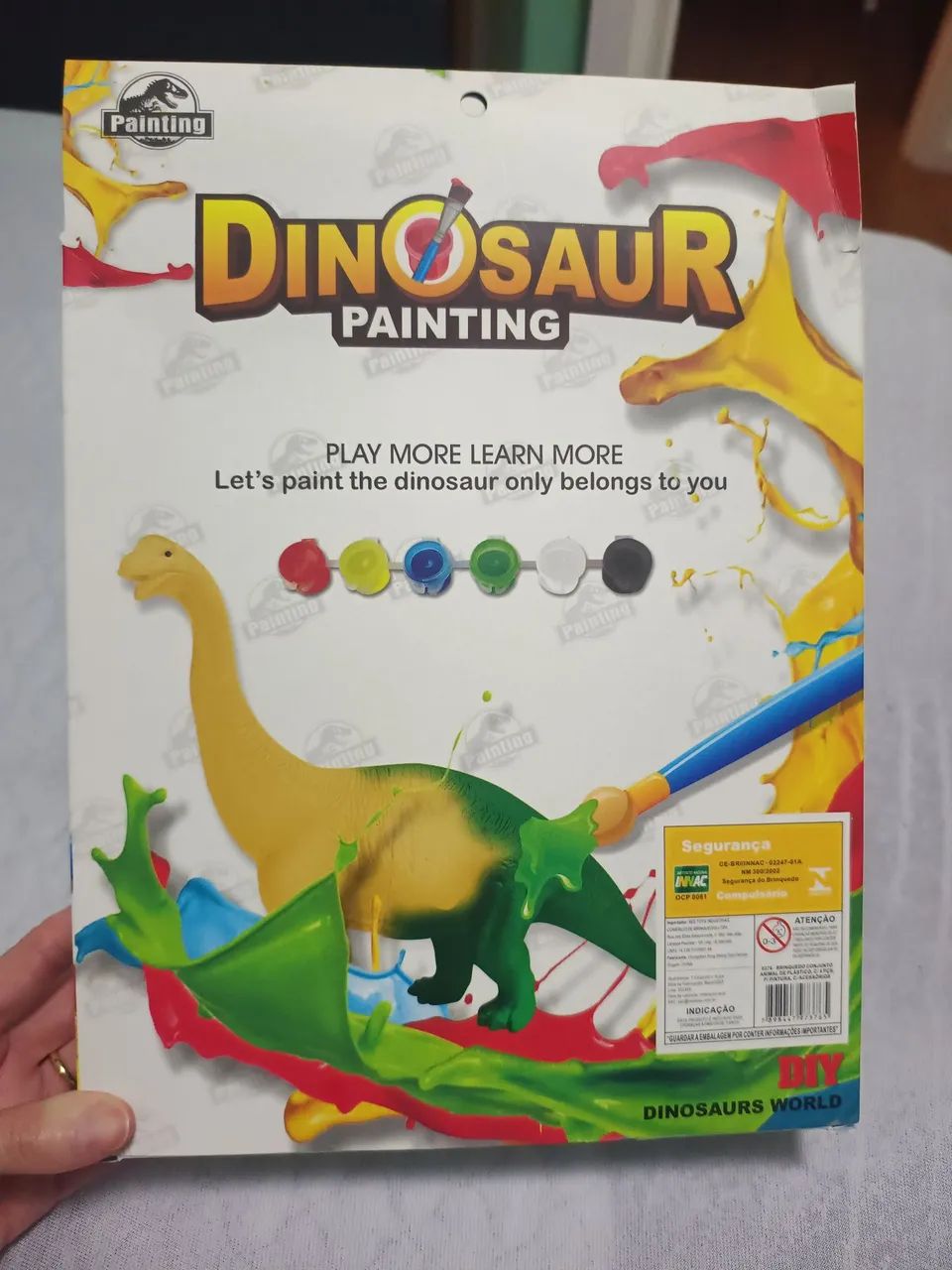 Brinquedo dinossauros para pintar  - Foto 2