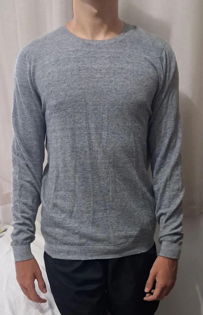 Suéter de Algodão Extrafino da Massimo Dutti