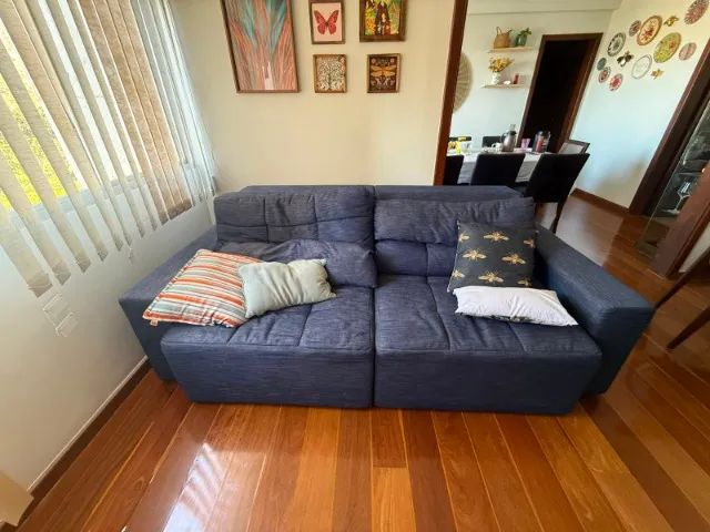 Sofá Retrátil e Reclinável 100% Conservado - Foto 2
