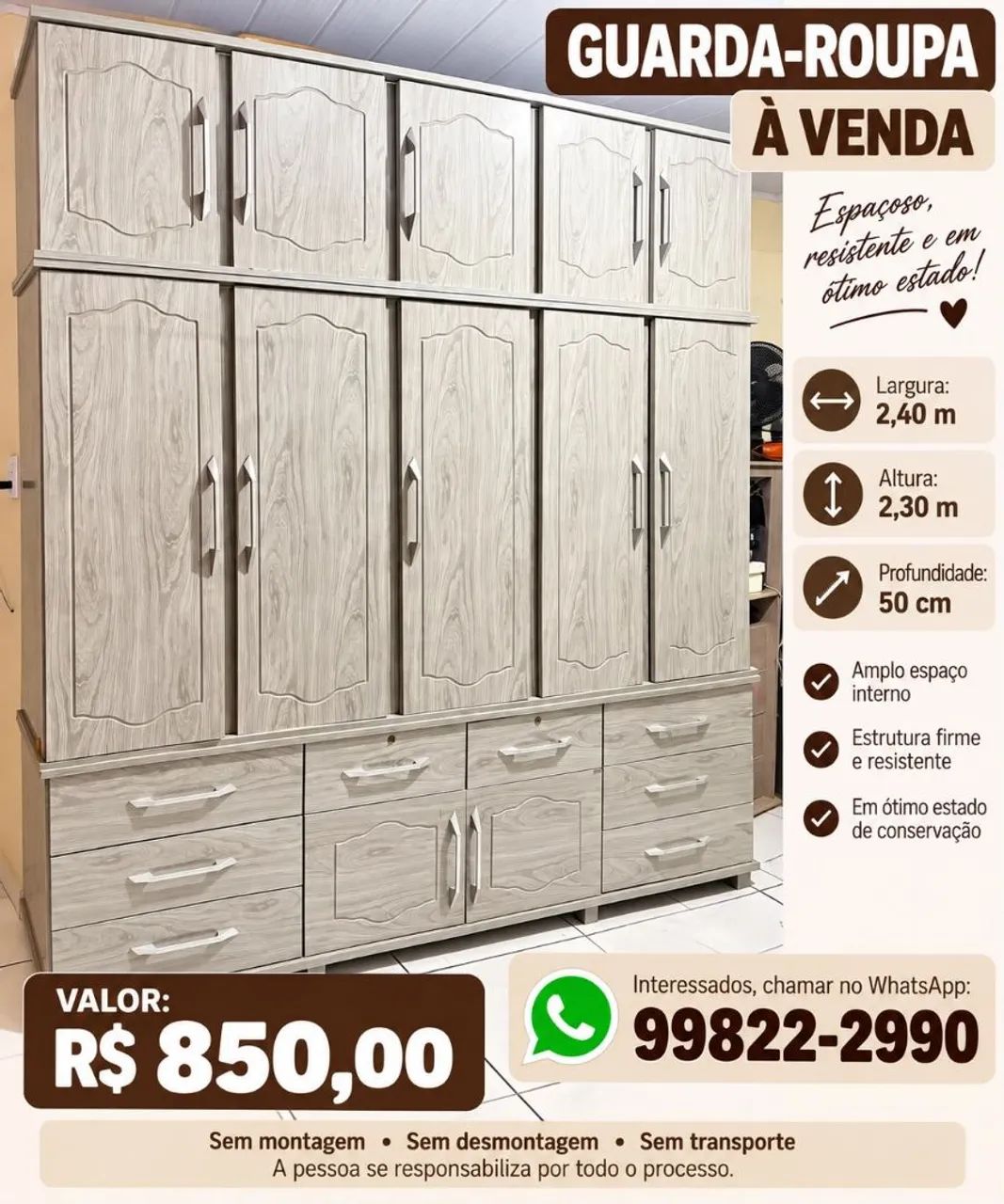 Vendo guarda roupa