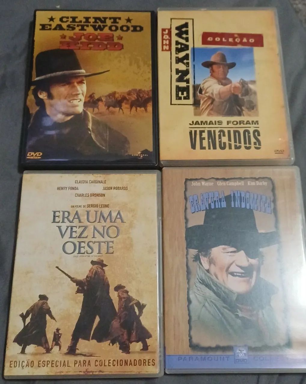  4 Dvds faroeste 