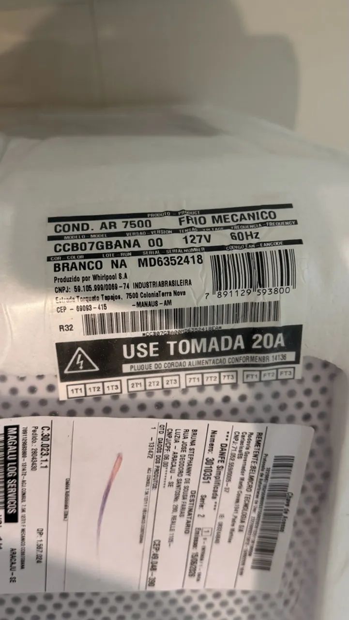 Ar Condicionado de Janela Consul 7.500 BTUs - Foto 4
