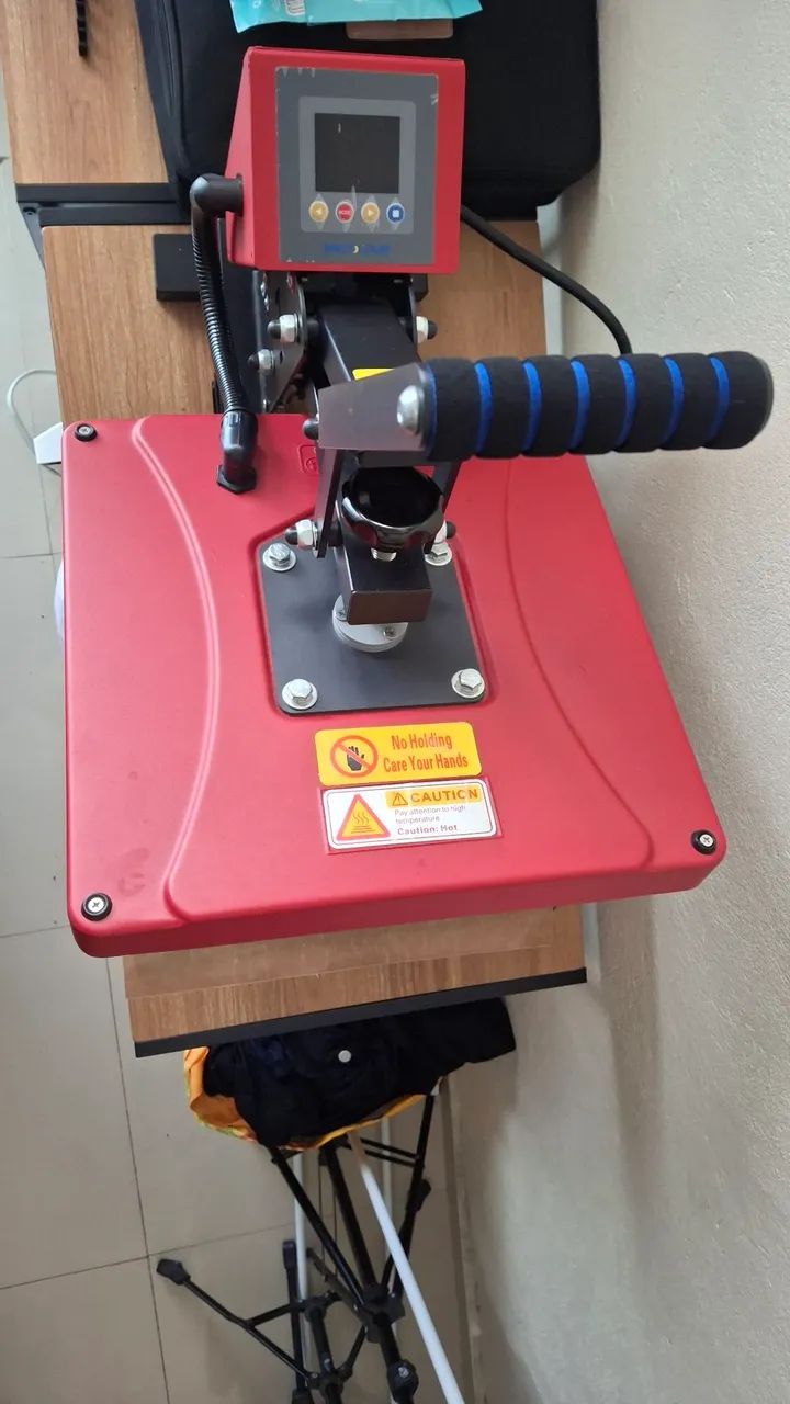 Prensa Térmica Mecolour 38x38 com gaveta