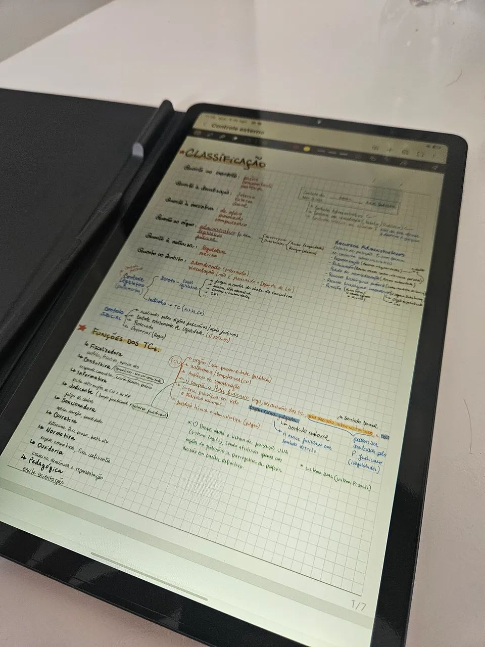 Tablet Samsung S6 Lite com capa e caneta  - Foto 2