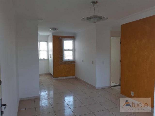 Apartamento com 2 dormitórios para alugar, 46 m² por r$ 1.050,00/mês - parque villa flores - Foto 3