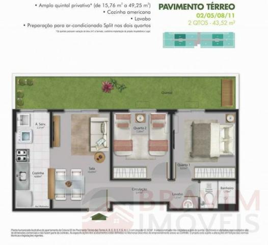 Apartamento com quintal privativo - Foto 4
