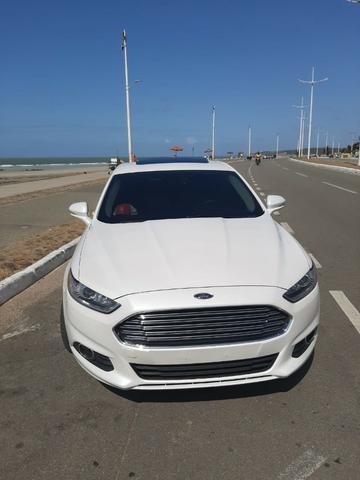 Ford Fusion 2016, 15km, branco sibéria, c/teto solar, garantia de fabrica, impecável!! - Foto 4