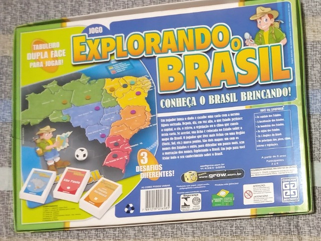 Jogo Explorando o Brasil - Loja Grow