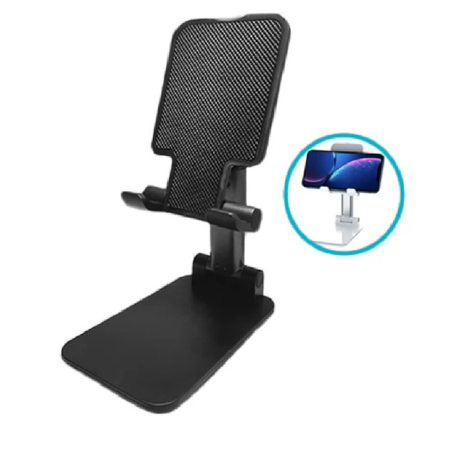Suporte Celular Smartphone Mesa Universal Ajustavel Preto - Foto 3