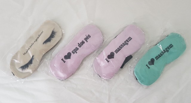 Kit 4 Máscaras De Olhos P/ Brindes Estética Massoterapia