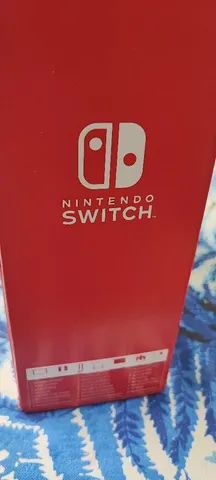 Nintendo Switch OLED 64GB Standard cor branco e preto